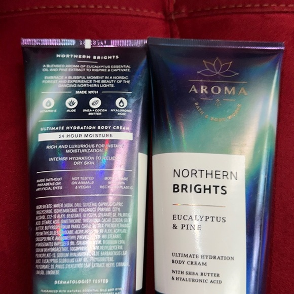 BBW 2pc Body Cream Aromatherapy Eucalyptus Pine - Picture 2 of 2